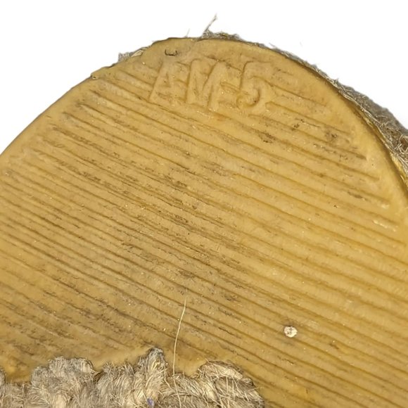 Andre Assous Striped Espadrille Wedges Size 7 - Picture 13 of 15